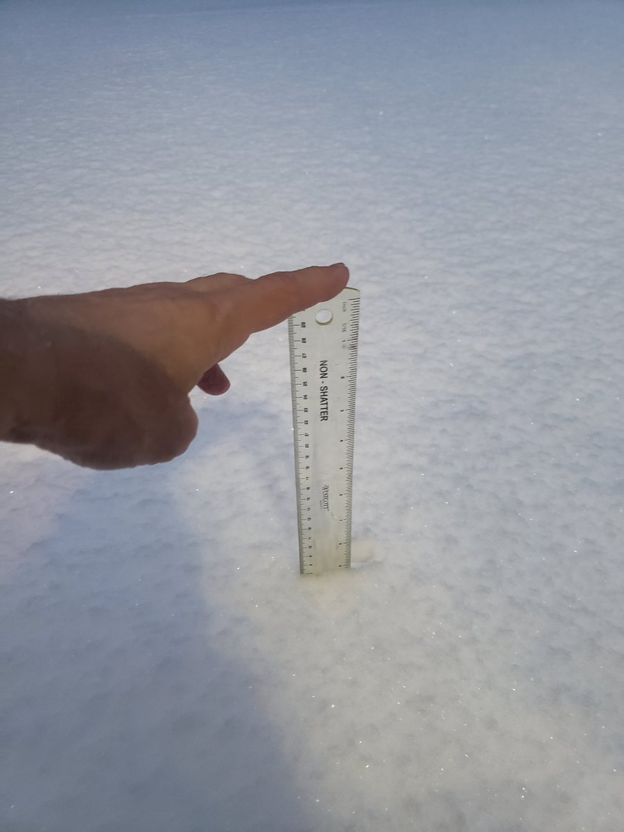 dugpound's tweet photo. @TwiistedTr33_ @NWSStateCollege @epawawx @onwithjohnwx @BradyBGWX @nynjpaweather @JoshHodell We're at a solid 3.5" near Sea Bright, still coming down moderately hard. Wetter than I expected. https://t.co/bqaG141fCj