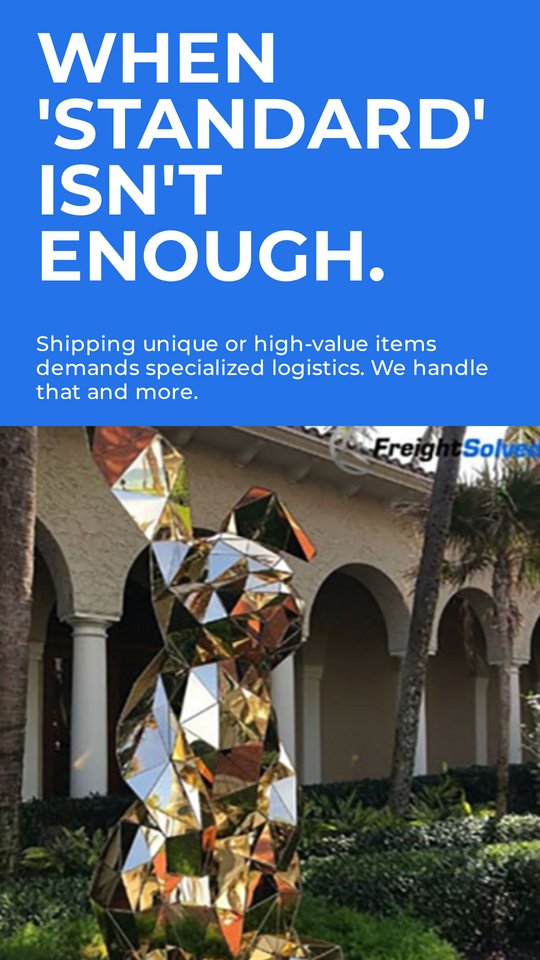 freightsolved's tweet image. How do ship an 8ft. statue of the Easter Bunny made of glass and weighting 700LB? Very carefully. Shipped this Bunny to the Cayman Islands purchased from display at the Breakers in Palm Beach, FL. Crated and packed on-site with extreme care to ensure item arrived intact.