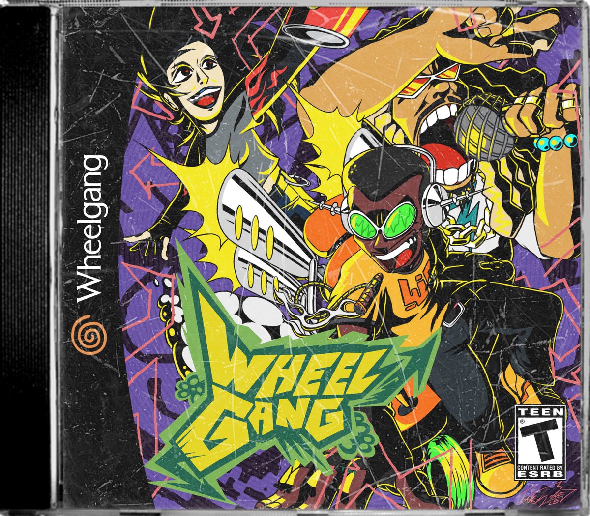 RealJavaJake's tweet image. Jet Set Wheelgang  

Feat. @ynotwheelz, @Divine2Wrath, and Dandanbeanz (youtube.com/@dandanbeanz)

#wheelgang #terrellpierre #dandanbeanz #divinewrath #jetsetradio #jetsetradiofanart #dreamcast #sega #crossover #beat #cube #drprofessork #coverart #cd #graffiti #punk #street