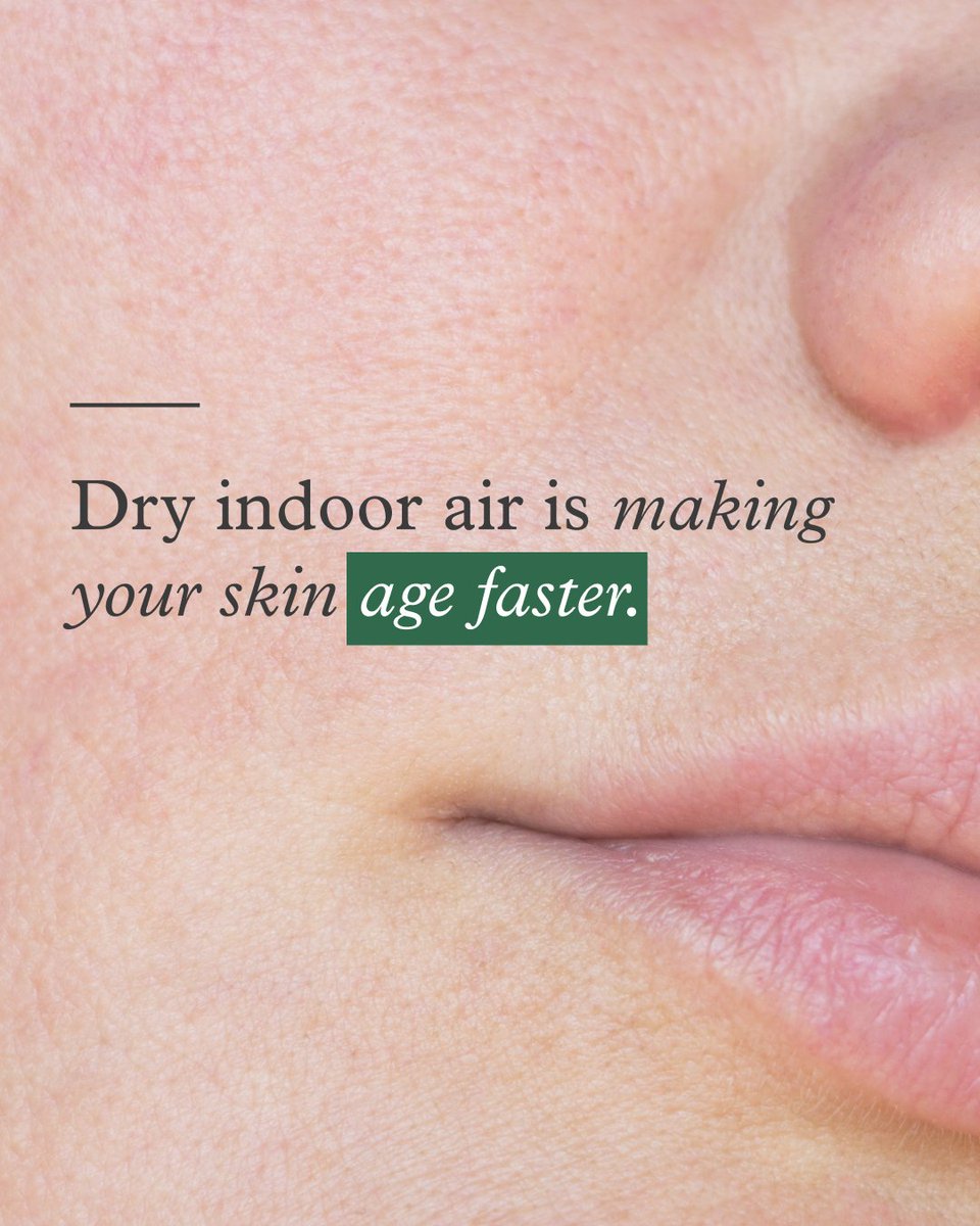 Itchy, dry skin? The air is significantly drier in the winter, and low humidity can make your skin age faster you'd like. Try running a humidifier and keeping relative humidity between 30-50% for optimal skin (and air!) health.