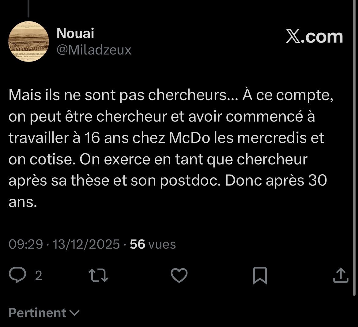 backofinbranxx's tweet photo. @Miladzeux @Il_faut_ledir @Bloom__ow Vous disiez pourtant le contraire juste ici. Et vous vous illustrez une nouvelle fois par votre méconnaissance du système, personne ne parle de « MCU » en dehors de la médecine. Chez nous, on parle de MCF (les mêmes MCF qui m’appellent volontier « jeune chercheur » 😉) https://t.co/Xc9FJpGkWm