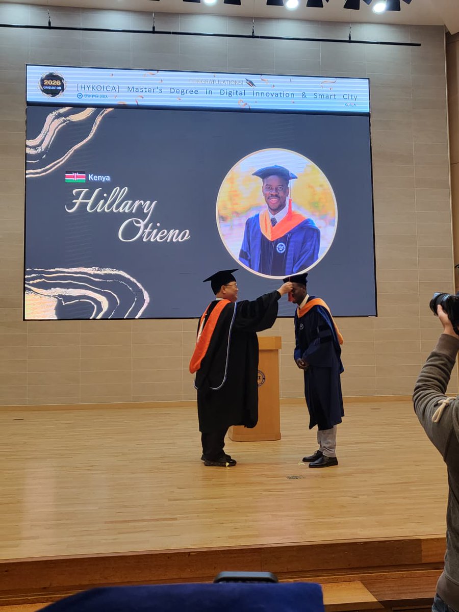 Congratulations on this outstanding milestone! 🎓

This past week, Hillary Nyadwa Otieno successfully graduated with a Master of Science in Global Smart City Engineering—a remarkable achievement that reflects dedication, resilience and academic excellence.

This accomplishment