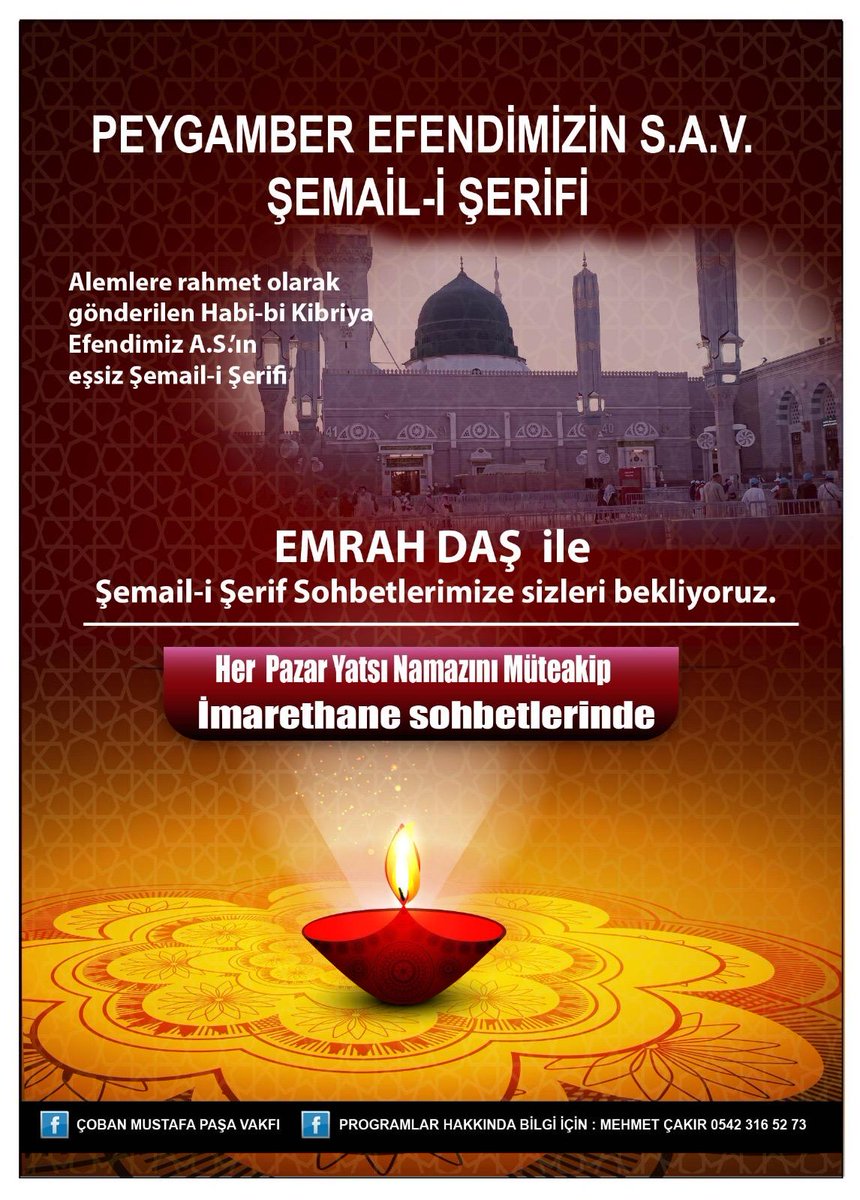 Şemâil-i Şerif derslerimiz devam ediyor...