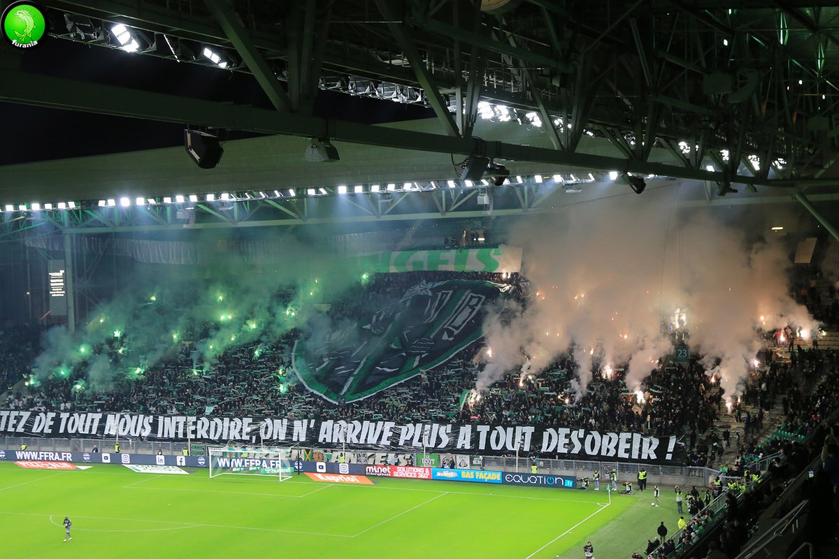 UltrasMadeinFR's tweet image. ⚽ Saint Étienne - Bastia
📢 La triple animation des Green Angels !
📆 Samedi 13 décembre
📸 @FuraniaPhotos
