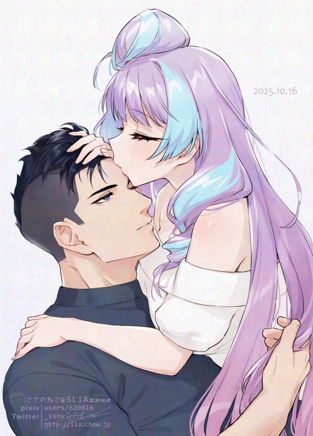 メッサーくん誕生日なのでメサクモをのせる おメッぴっぴ🎂🎂🎂🎂
途中の絵もそのうちちゃんと描きたいので忘れないようにのせるっぴ 🐙… 