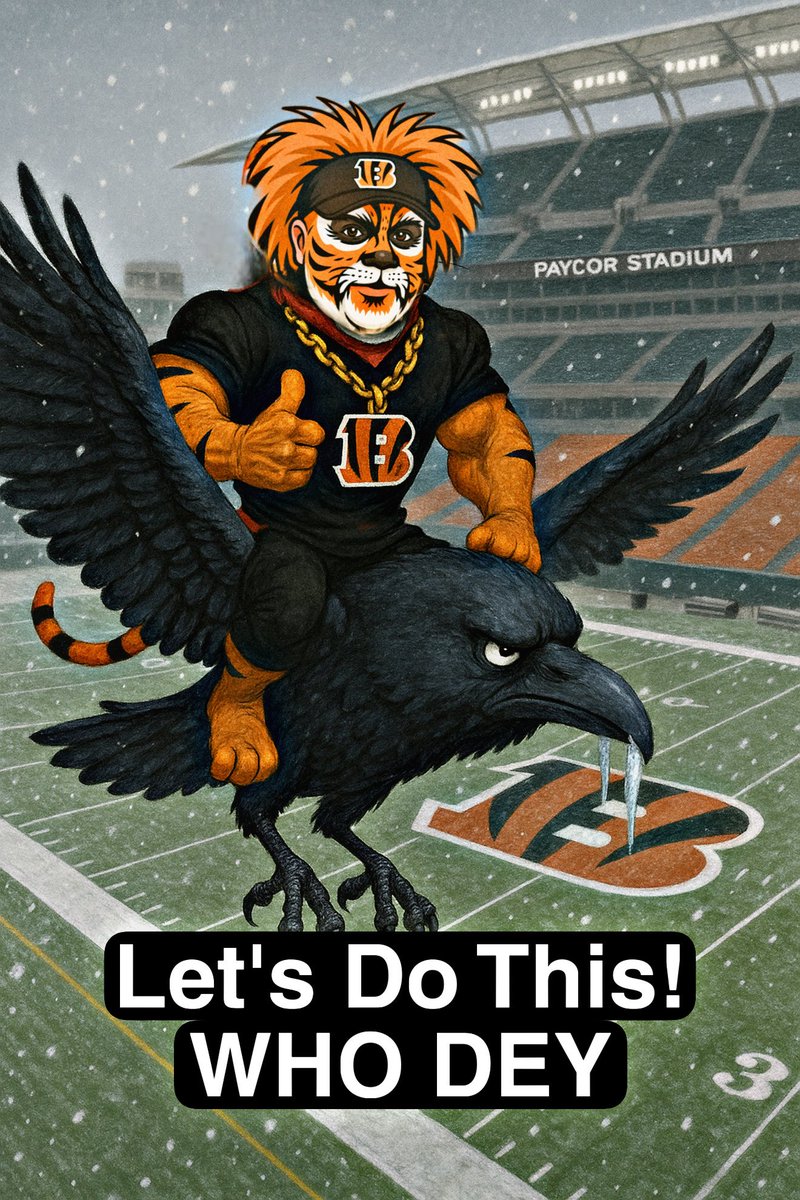 TonyDaTiger96's tweet photo. It might be cold but it will be hot in Jungle, because it's GAME DEY! LFG! WhoDey! @Bengals #Bengals #WhoDey #RespectTheStripes #TonyDaTiger #FanOfFans #RuleTheJungle https://t.co/GTFBa8waYs