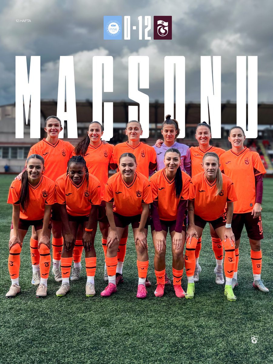 tskadinfutbol's tweet photo. ⏱️ 90' Karşılaşma sona erdi. 
 
Fatih Vatan Spor 0-12 Trabzonspor

⚽ 22’ 30’ 35’ 83’ Natalia Oleszkiewicz
⚽ 33’ Birgül Sadıkoğlu
⚽ 37’ 47’ 64’ Donjeta Halilaj
⚽ 59’ Asia Bragonzi
⚽ 38’ 85’ Kaltrina Biqkaj 
⚽ 80’ Fatma Sare Öztürk https://t.co/5QJPElC3Ox