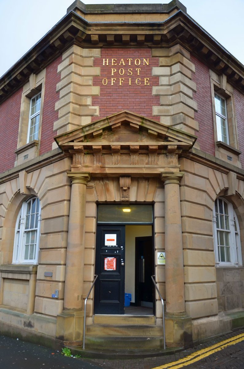 TyneSnapper's tweet photo. #Heaton #NewcastleUponTyne Quite a striking neo-Georgian piece of architecture photographed on this day 14th December 2016 - Heaton Post Office Newcastle upon Tyne. https://t.co/RHDVe7BlFD