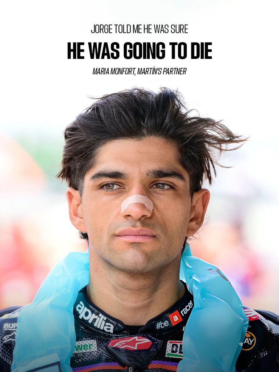 En el documental de MotoGP sobre Jorge Martín, estrenado hace un par de días, su pareja  aseguró que Martín estaba convencido que no iba a sobrevivir después del accidente de Qatar. Esperemos que este 2026 vaya mucho mejor para el 89. 🤞

#MotoGP