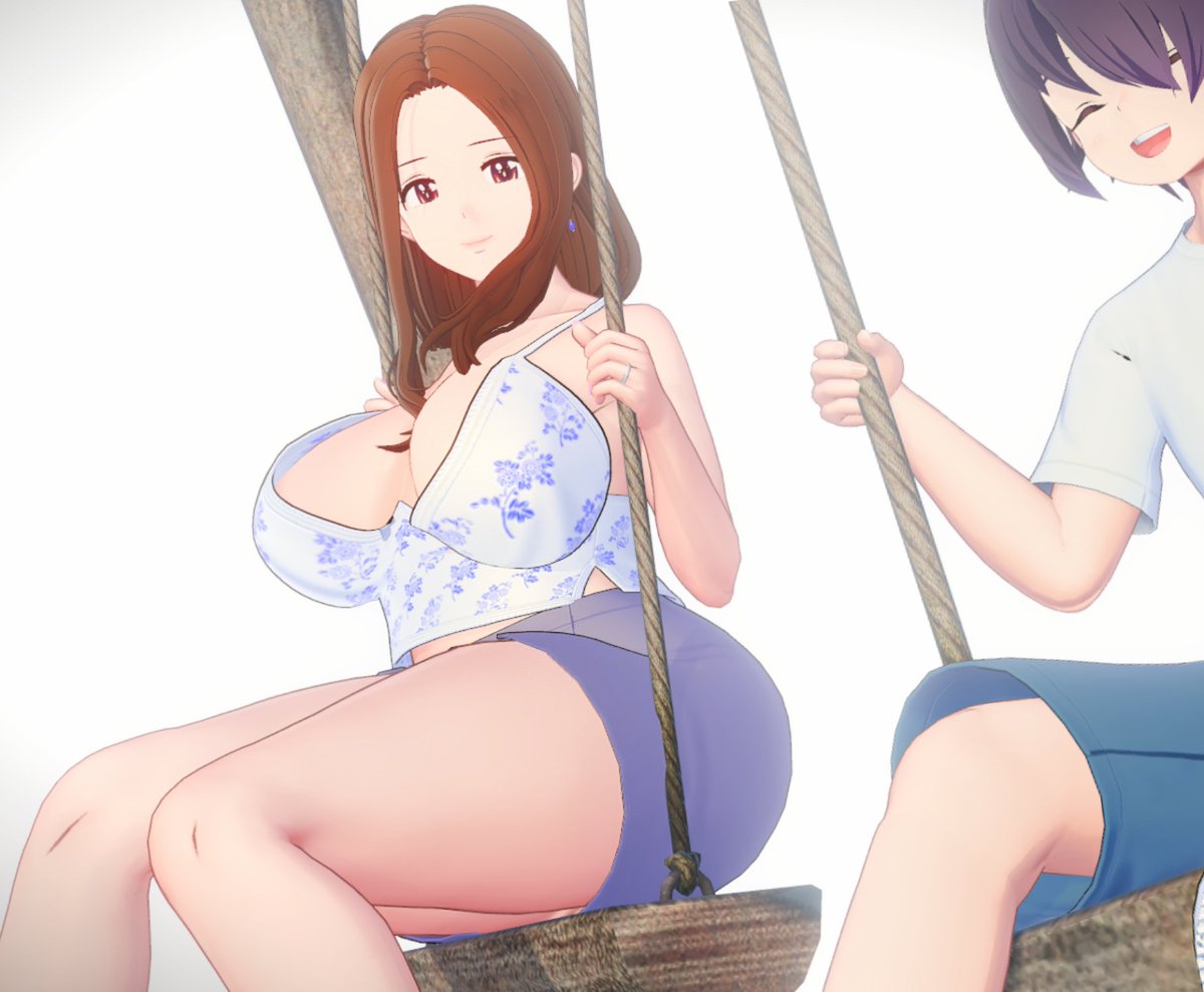 #アイコミ
NUUU様のブランコ使わせて頂きました。ありがとうございます!
公園で息子と遊ぶママン 