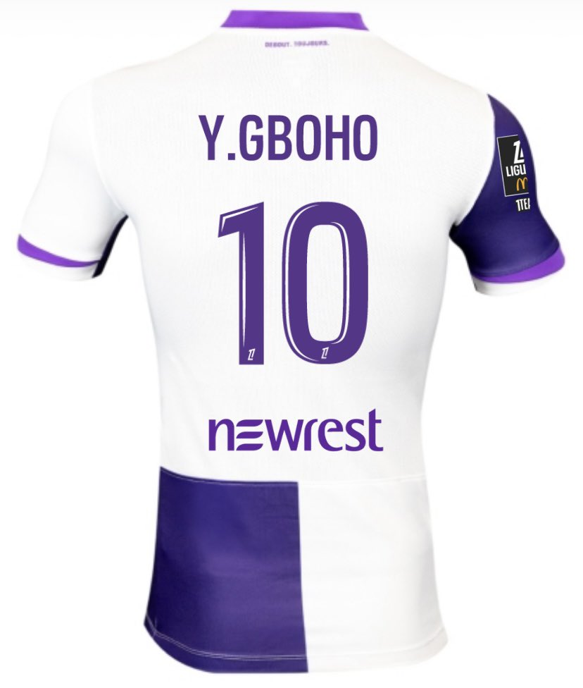 新品同様　トゥールーズ　ユニフォーム トゥールーズ FC 25-26 HOME ヤン グボホ 🇫🇷 #ToulouseFC #リーグ