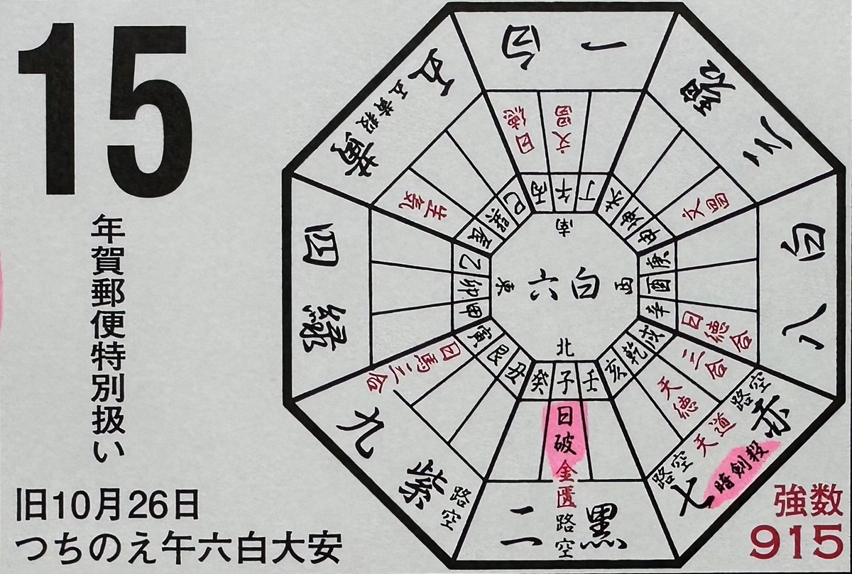 純占☆ヒスイ『今日の運勢』開運吉方位 tweet media