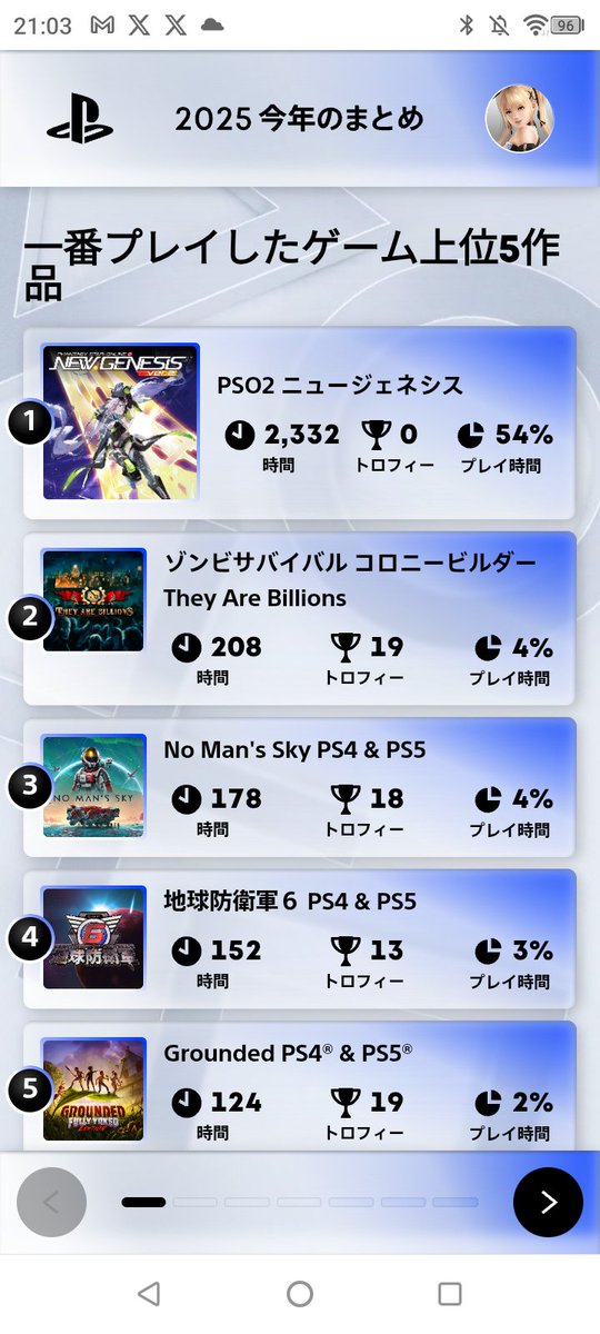 Chloe_UBW's tweet photo. #UBWSS 
2025年のゲーマーとしての実績記録その1 https://t.co/LFuQ16bKuS