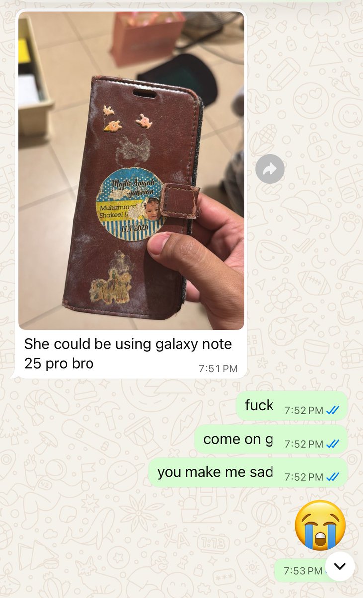 JasonMingg's tweet photo. The saddest conversation today.

You could have the World right now if you’re still around. 

Miss you Ma. https://t.co/sm4UKHwg9A