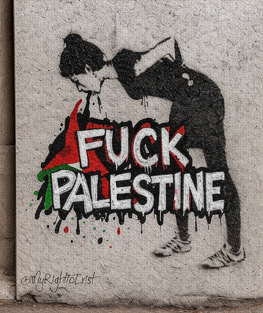 HuntersOfNazis's tweet image. Today more than ever:
FUCK PALESTINE