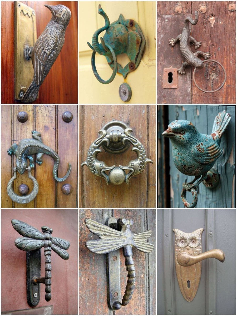 LeoDaVinciWave's tweet photo. Animal style door handles. https://t.co/R24Qv9uVYa