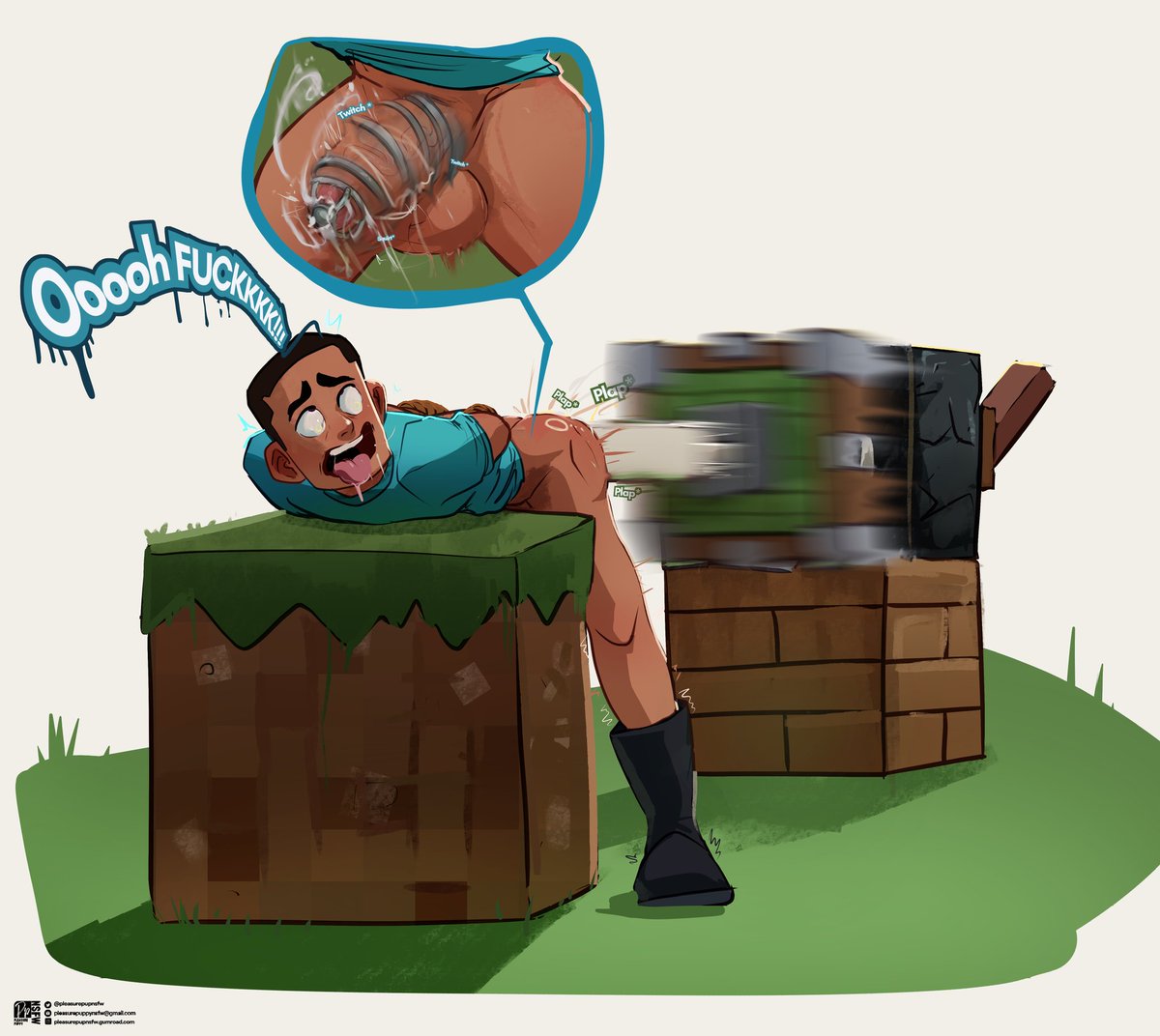 pleasurepupnsfw's tweet photo. Should I do more Minecraft content? If so leave some suggestions of what you'd want to see ⛏️ https://t.co/taVbgkxXiZ