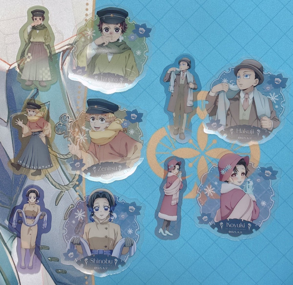 交換•譲渡】鬼滅の刃 AGF アクスタ チェキ クリアステッカー 譲) 炭