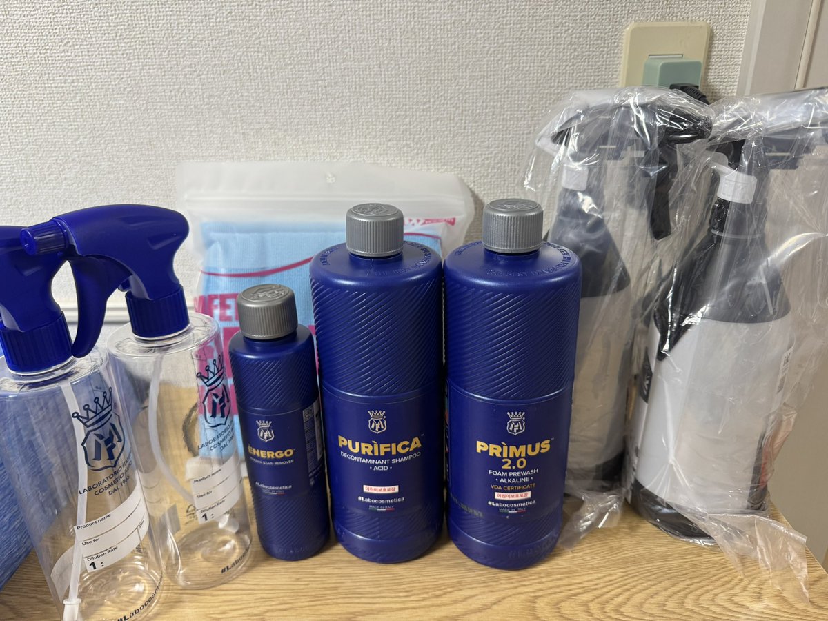 ラボコスメティカの3pH洗車はオリジナルです ラボコスメティカが世界で