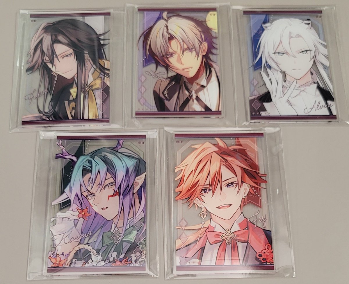 オトメイトマーケット オトマ アクリルコースター クッキー マツリカの炯 フェイ オトメイトマーケット オトマ クッキー アクリルコースター マツリカの