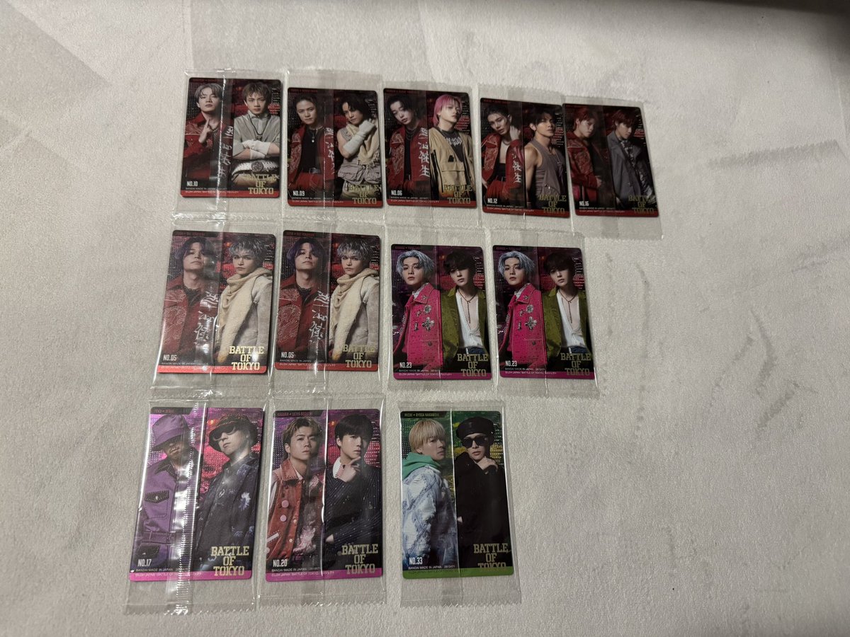 as___gene84's tweet photo. BATTLE OF TOKYO BOT ウエハース 交換

【譲】 画像の物

【求】 RIKU ♾ 

郵送にて交換📮
お気軽にリプ、DMお待ちしてます。 https://t.co/fGd8RAZR64