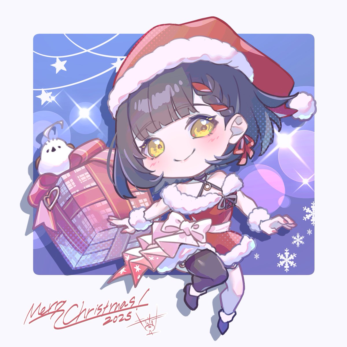 クリスマスKVが公開されたので、SDですが早速描かせていただきました