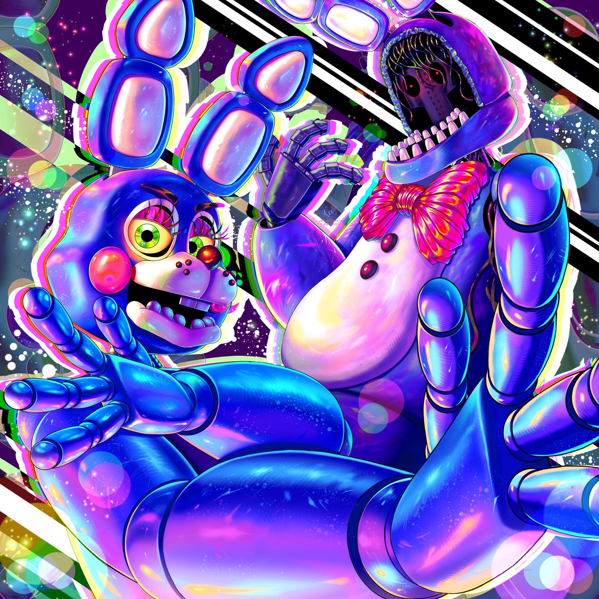 PurringCatfish_'s tweet photo. 🐰💙✨
#fnaf #FiveNightsAtFreddys #fnaffanart https://t.co/gynNEG8h51