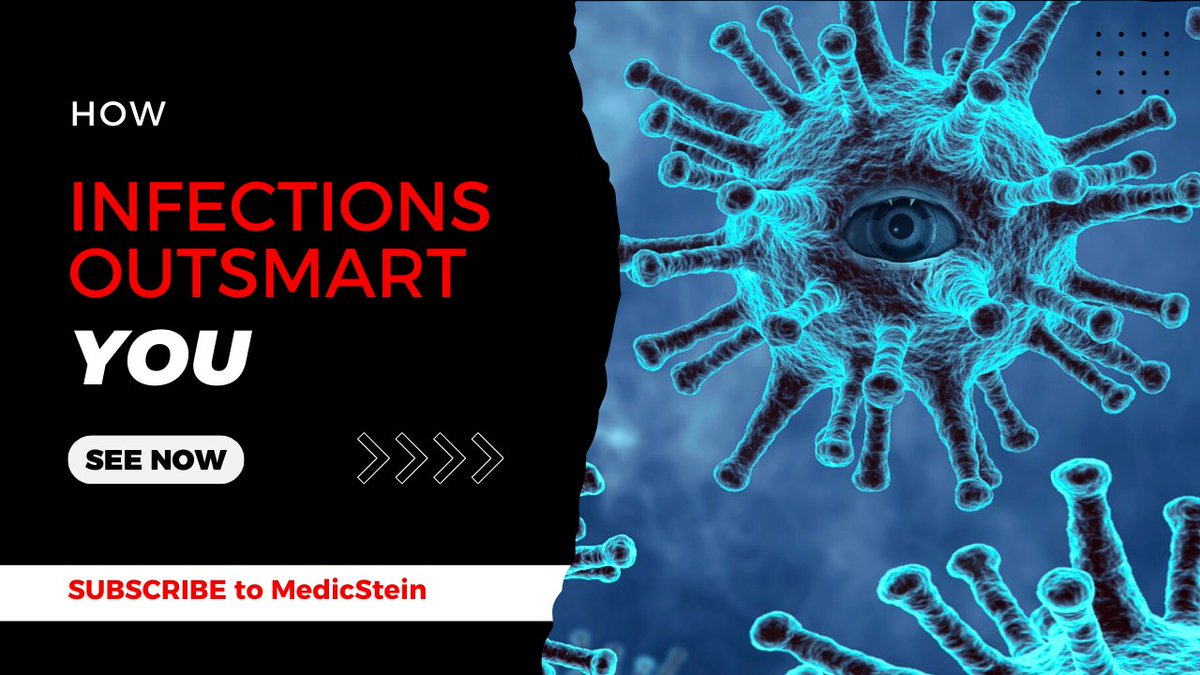 NeuroStein1's tweet photo. 🧬 *Your immune system is powerful... but infections are smarter than you think.*  
Some bacteria wear disguises 🕵️‍♂️, some viruses hijack your cells like pro hackers 💻🦠.  
https://t.co/CTOkHlZ9Te
👁️ Watch this 2-minute breakdown #germ #infections #HealthyHabits #healthylifestyle https://t.co/ryZujvmIcF