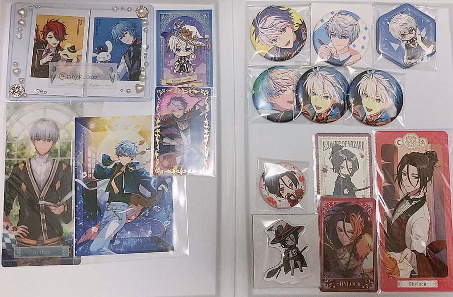 交換】まほやく 魔法使いの約束 周年 ブロマイド カード 缶バッジ