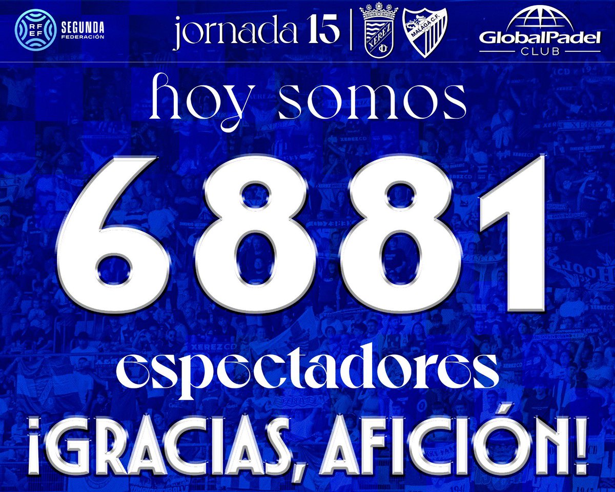 XerezCD_OFICIAL's tweet photo. 😎 ¡¡¡XERECISTAAAAS HOY SOMOS EN CHAPÍN 6️⃣.8️⃣8️⃣1️⃣ ESPECTADORES!!!

😉 Ni el madrugar puede con todos nosotros.

#XerezMalagueño https://t.co/6JB81KhL7K