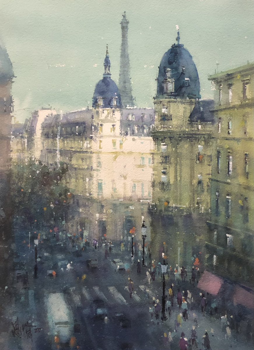 ShianSih's tweet photo. 巴黎
Paris
42x30cm https://t.co/YFvOibJvZ0