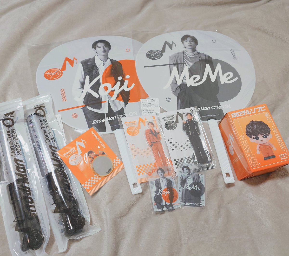 【福岡手渡し可】 Man 2025 ON 向井康二 グッズ 5点セット お友達から グッズ届いたぁぁぁ~ᕷ*.° 福岡で一緒に買ってくれて