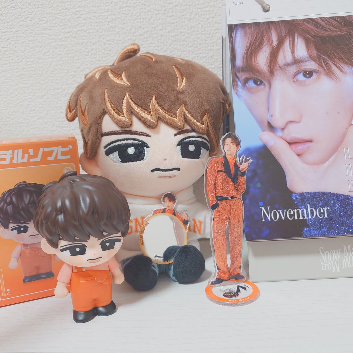 お友達から グッズ届いたぁぁぁ~ᕷ*.° 福岡で一緒に買ってくれて