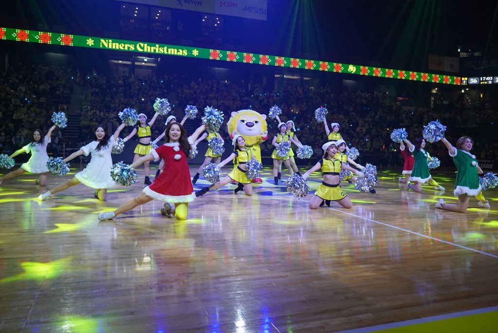 本日のAWAY GAME、#仙台89ERS 戦に、京都ハンナリーズ公式チアダンサー