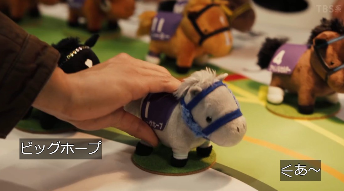 馬のぬいぐるみ使って有馬記念の作戦会議するシーン可愛すぎる…現実で