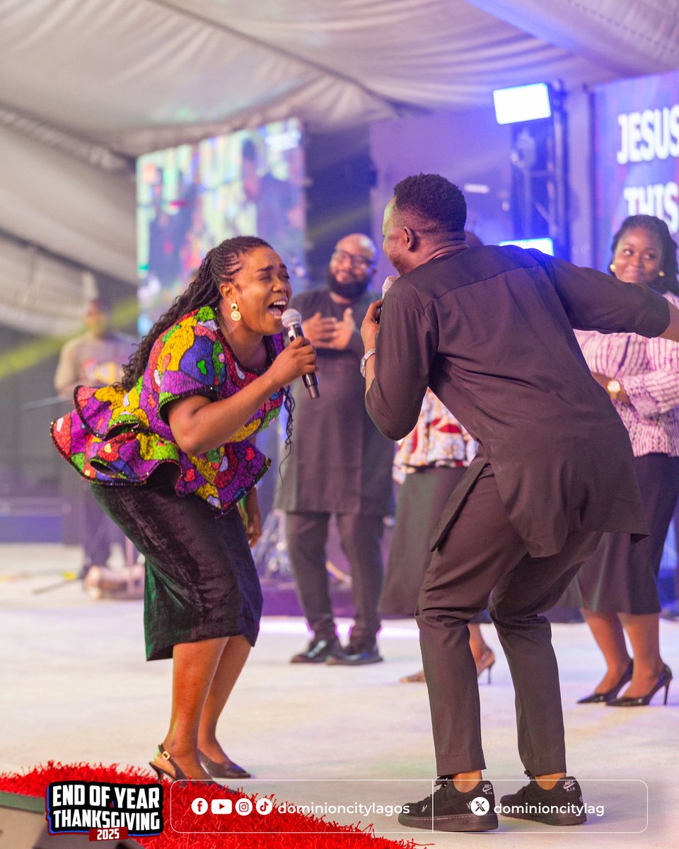 Through every season, He remained faithful. In the highs and the lows, He never let us go.

So this morning, our praise is intentional.

#DominionCity #DCLagosHq #RainbowThanksgiving2025 #TribalPraise #EndOfYearThanksgivig2025