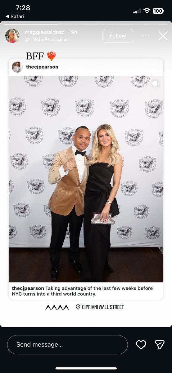 YungCheam's tweet photo. @harryjsisson @Cjpearson @NYYRC @MaggieWaldrop Damn bro looks like you’re in the friend zone…at least it’s forever 😂😂😂 https://t.co/XaO58WzeiU