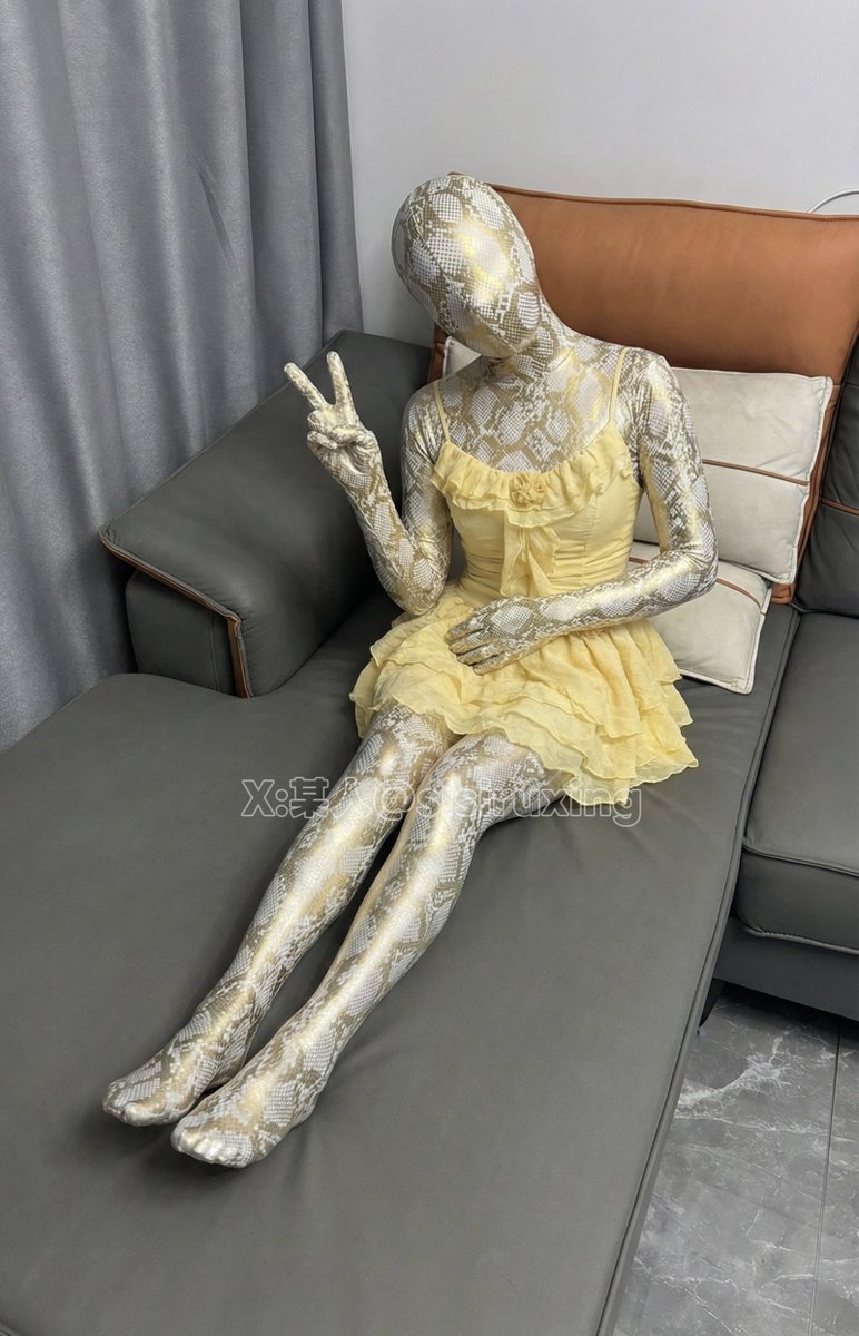 淡雅
#zentai #全包紧身衣