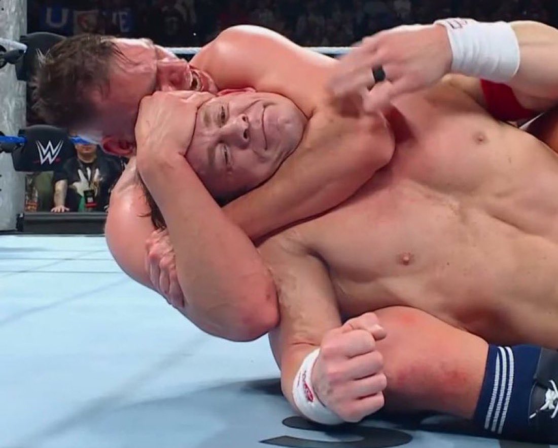 Ella me dijo: "Desnúdate", y yo le conté como John Cena en su última pelea decidió rendirse acabando así con el emblemático lema de “Never Give Up”, esa era mi filosofía de vida. 

Ella se burló de mí. Quería ver la desnudez de mi cuerpo, y yo, ingenuamente, le mostré la desnudez