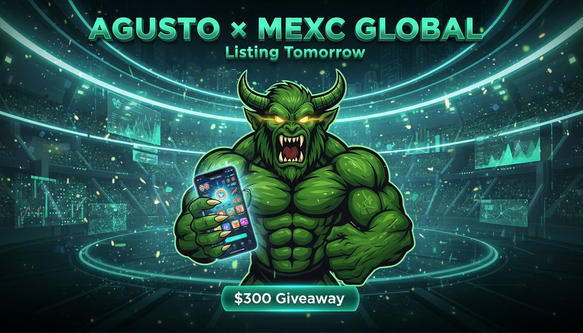 🎉GIVEAWAY TIME!🎉

To celebrate $AGUSTO × <a href="/MEXC_Official/">MEXC</a>,
our mobile game is LIVE!📱
Giving away $300 to the TOP SCORE PLAYERS 🏆
👉 Follow <a href="/AgustoMonster/">AGUSTO</a> 
👉 Play the game - Agusto.org
👉 Get the highest score
👉 Share your score below

LETS. GO.🚀 #AGUSTO #MEXC