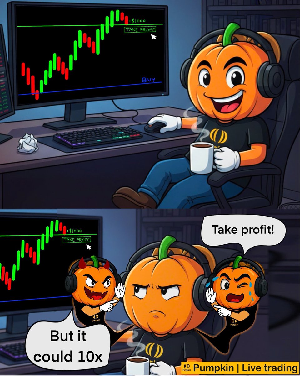 Pumpkin_global's tweet image. The hardest part of trading isn’t entry. It’s execution. 🎃

#PumpkinTrading #LiveTrading
