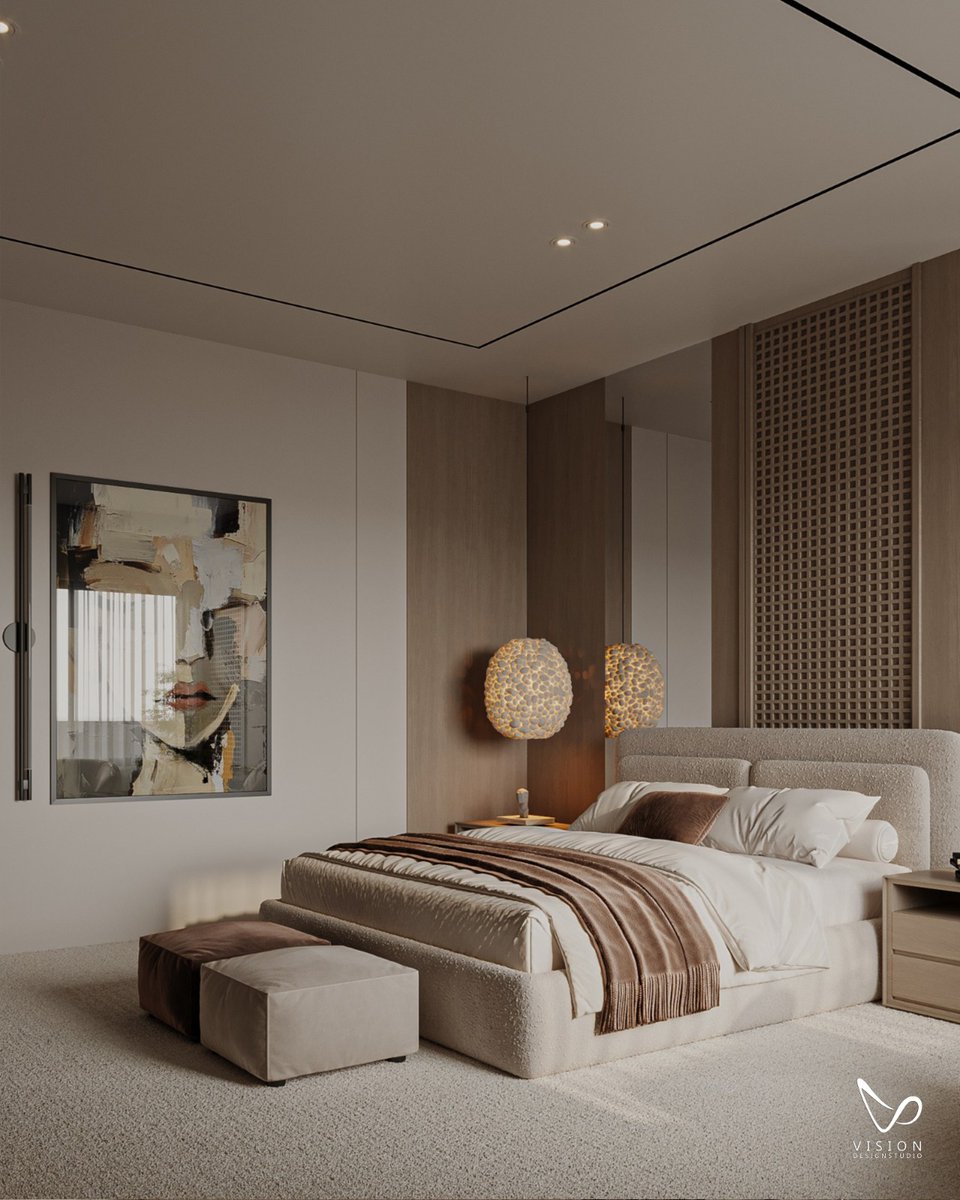 vision_studiio's tweet photo. A master bedroom crafted to feel calm,timeless,and beautifuly composed no matter the life style or location 🔥🔥🔥🔥
————————————
Location: kingdom of Saudi Arabia 
Project area: 22.5  Msq
instagram https://t.co/lzqD2M54hF
Whatsapp: +20 1556240343 
+20 1091418343 https://t.co/X5dwDd9Va3