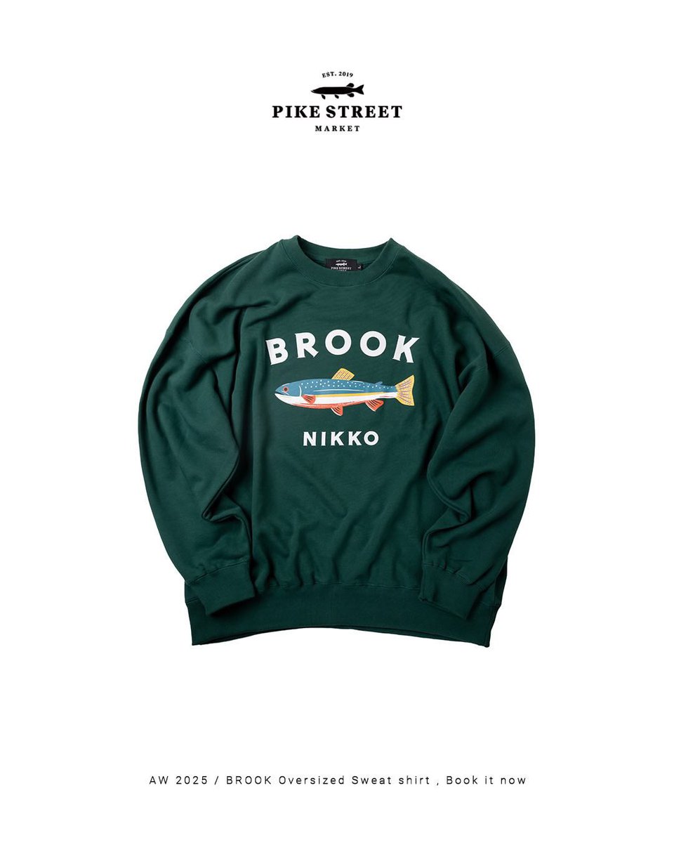 最終生産分予約受付中🎄 BROOK Oversized Sweat shirt | Pike Street