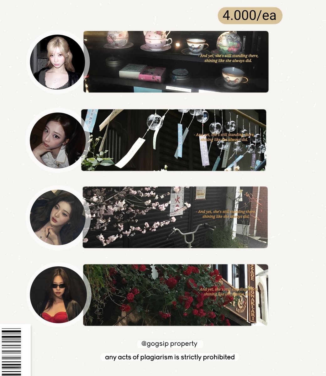 help repost? tysm 💖

halooo 🤚 aku ada layout ready scenery asa, ruka, wonyoung, dan jennie harganya tertera. ava png &amp; jpg

#zonauang️