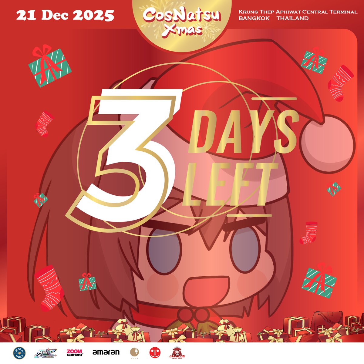 CosNatsu 🔜 CosNatsu Xmas 21 DEC 2025 tweet media