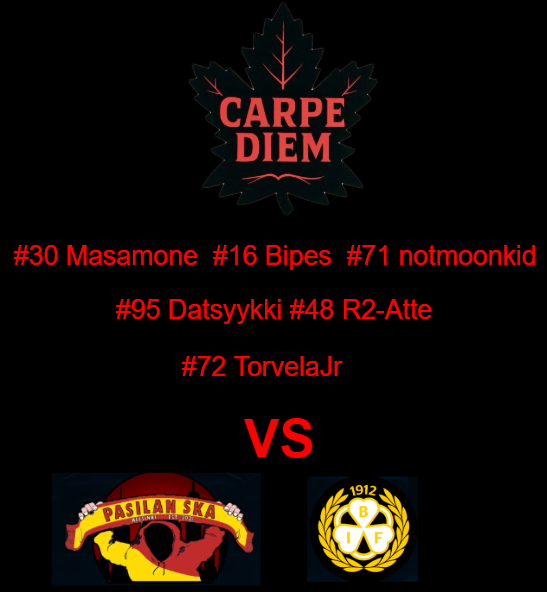 CarpeDiemEASHL's tweet photo. We don't hope to win, we work for it!
⏰20 CET vs @PasilanSKA 
⏰21 CET vs Brynäs if Esport
https://t.co/7yV1ESqqAe
#ecl26winter #eclpro #sportsgamer @SportsGamerGG https://t.co/s1fuGGbfJy