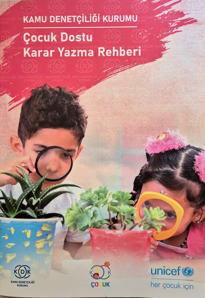 KDK olarak, çocuk hakları alanındaki ikinci strateji belgemizi ve çocuklarla olan ilişkimizi güçlendireceğimiz çocuk dostu karar yazım rehberimizi, UNICEF iş birliğiyle yayımladık. 

Çocuklara ulaşmak, onları dinlemek ve sivil toplumla birlikte çalışmak için buradayız. #KDK