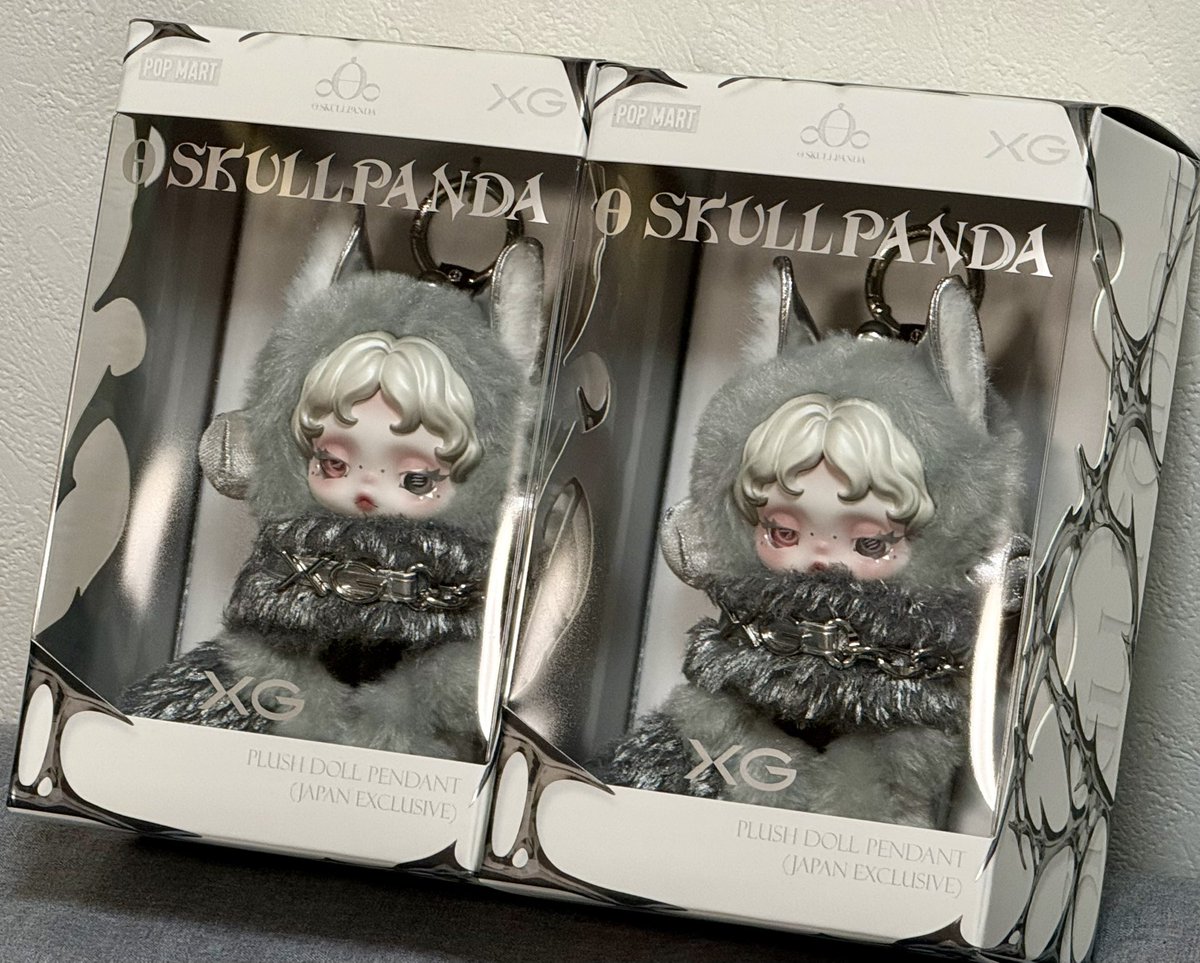 🐼SKULLPANDA×XG🐺 発売開始10秒で注文完了してたのね✓ 1つは妻に