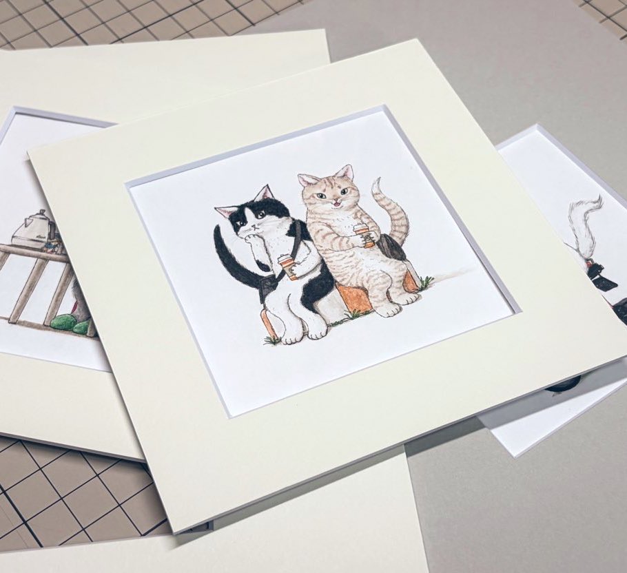 原画オークションは全て落札いただきました🖼️
ご参加ありがとうございました！🙇
順次お手続きいただき次第、発送準備に取り掛かります🎁