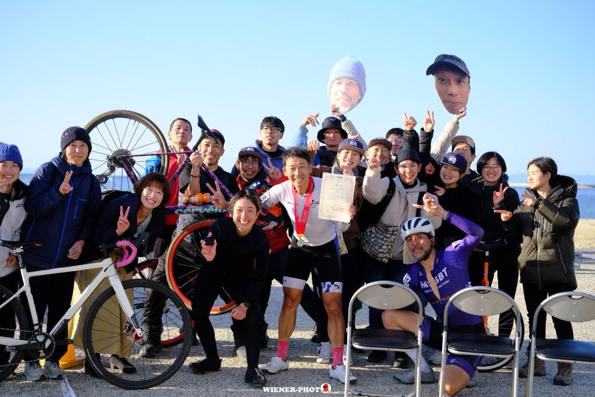 必死に頑張る仲間を見ていたら一緒に走りたくなった全日本シクロ自走応援ツアー、完！
いつかは出よう、時が来たら🏖️
みなさん素敵な二日間をありがとう♡
